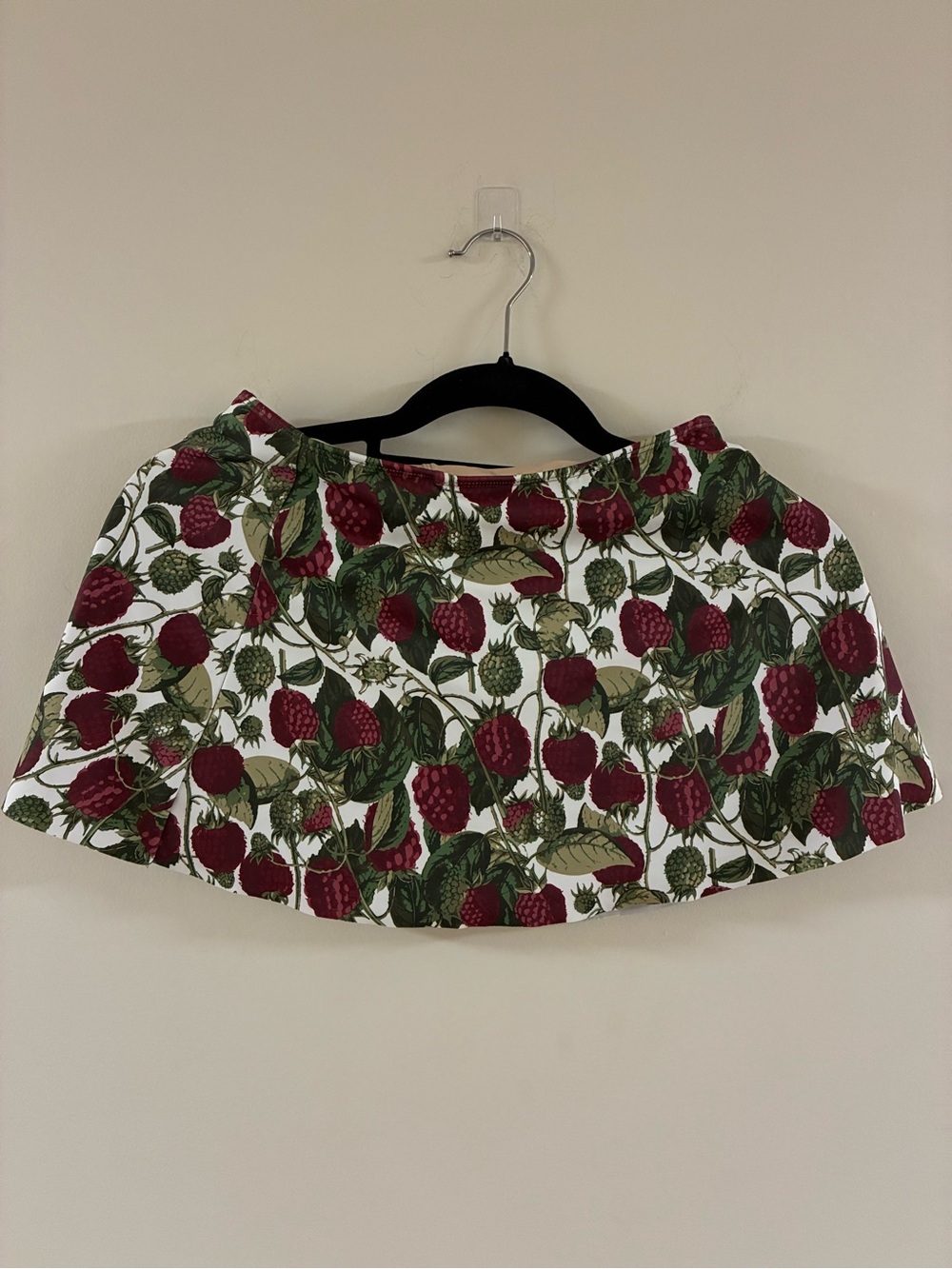 Kortni Jeane Raspberry Print Swim Skirt Size S